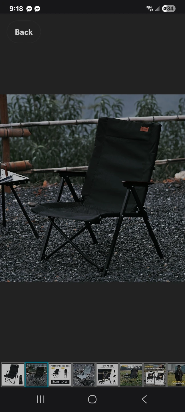 2 Folding Camping Chair brand new - photo 2