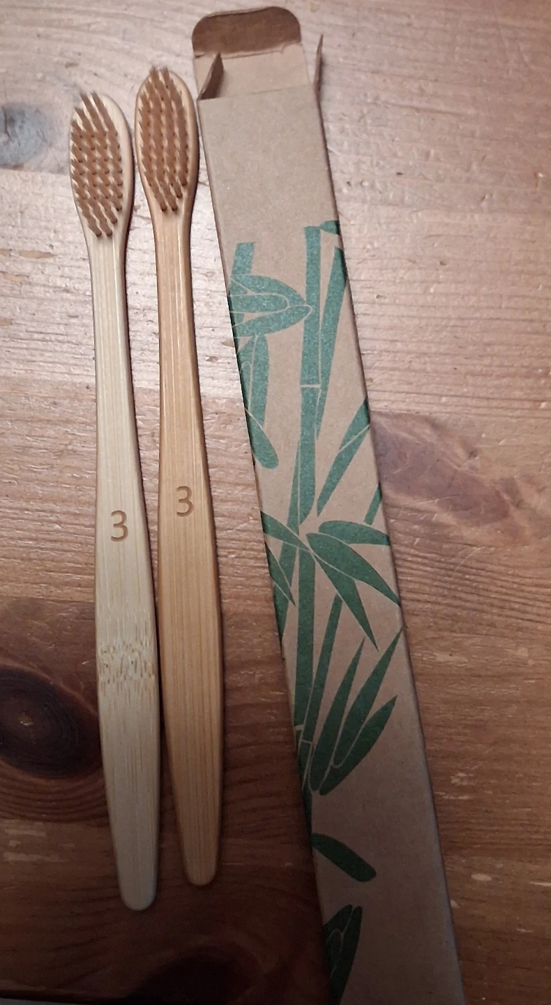 2 Bamboo Toothbrushes