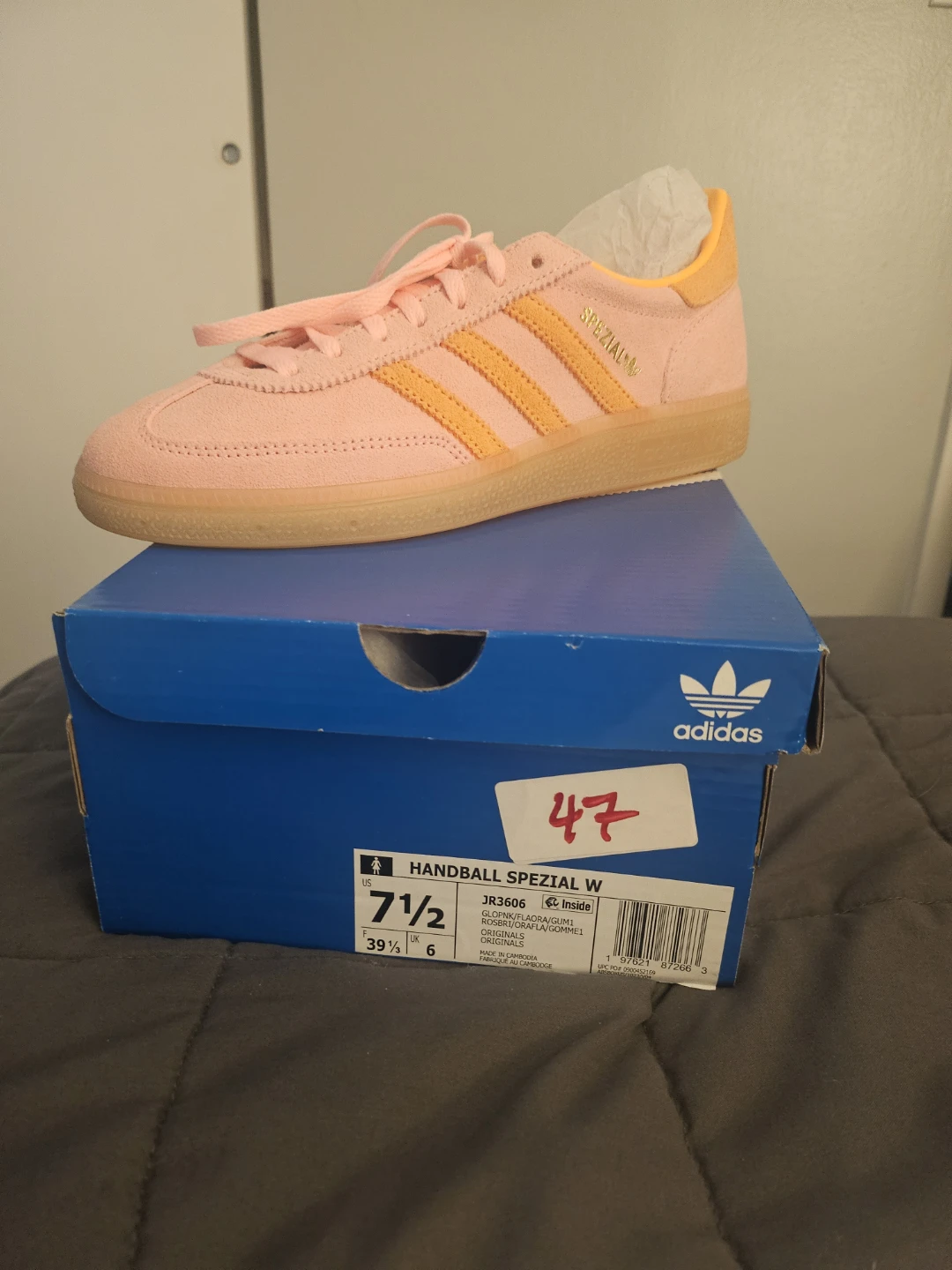 Adidas Handball Spezial W Pink Orange Women's Size 7.5 - photo 3