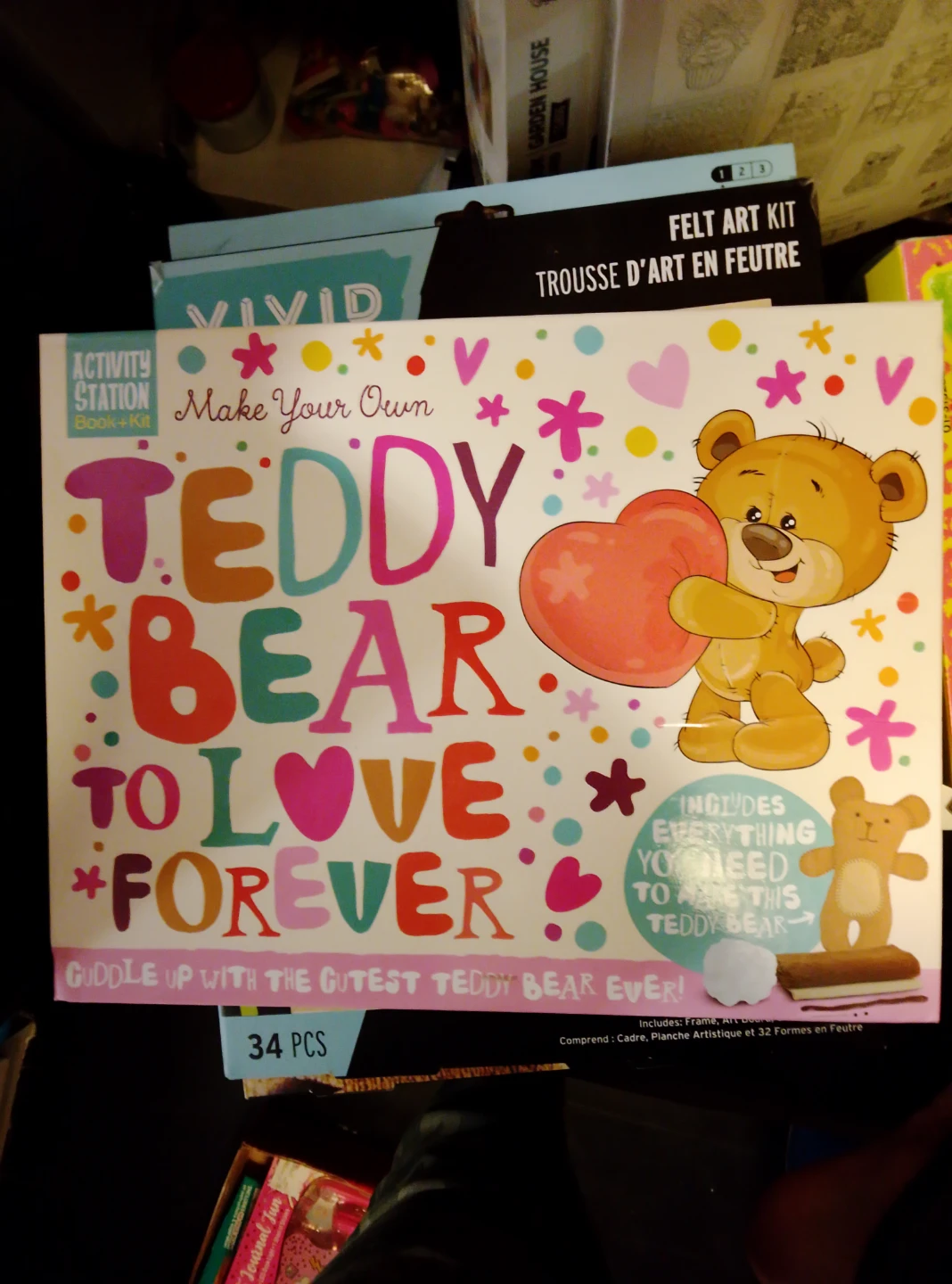 Activity Station Make Your Own Teddy Bear to Love Forever Kit