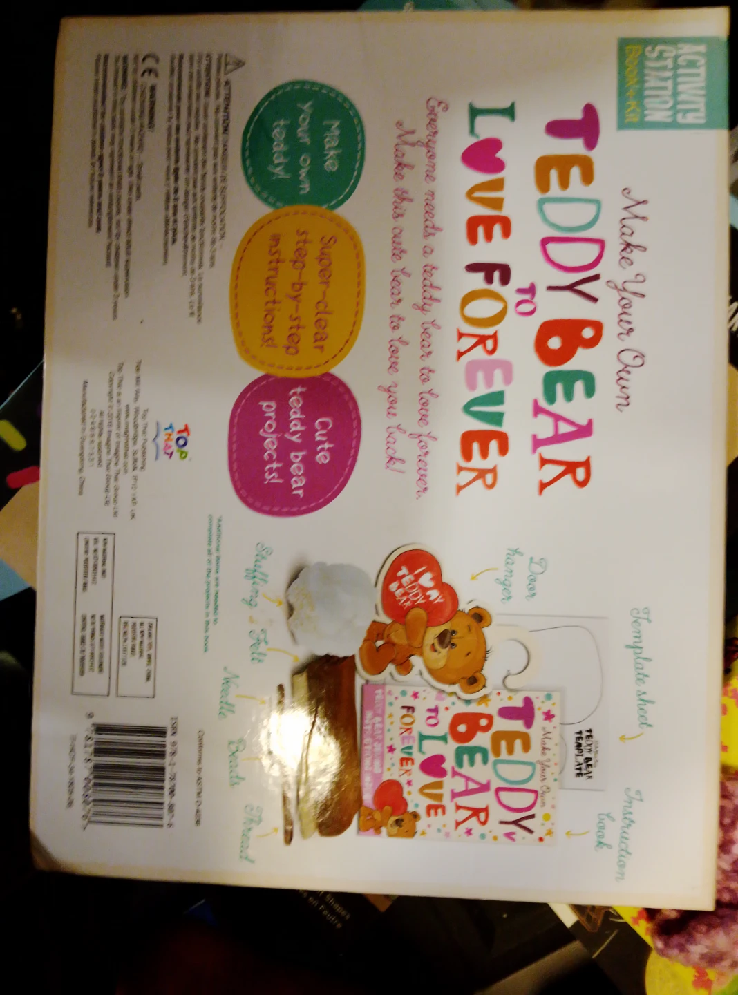 Activity Station Make Your Own Teddy Bear to Love Forever Kit - photo 2
