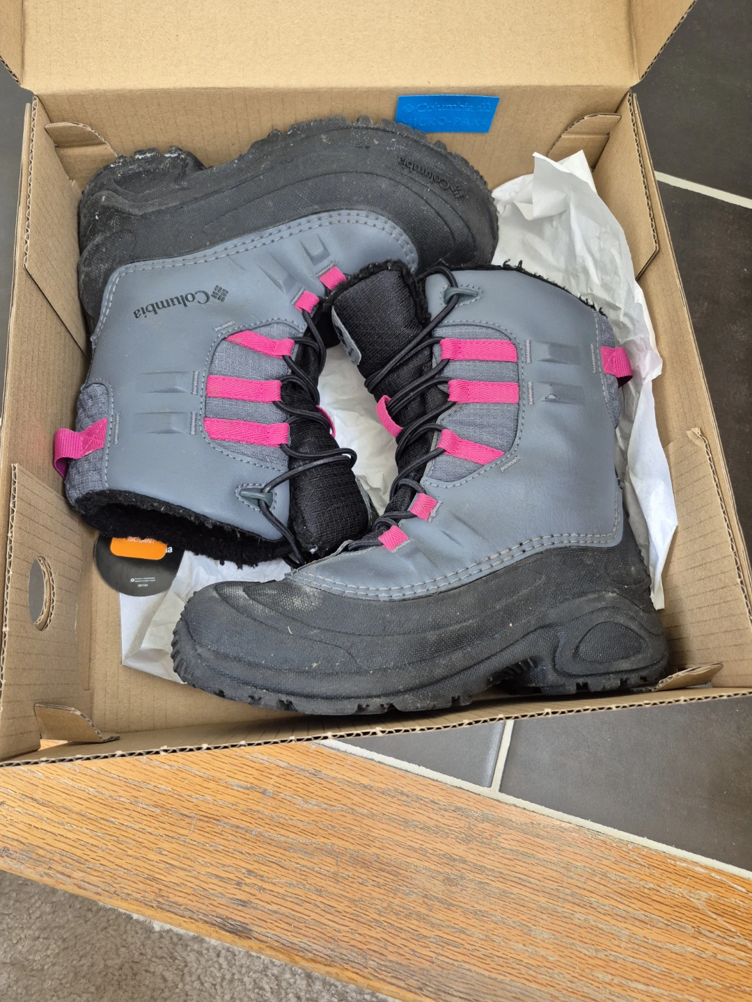 Columbia Youth Bugaboot Celsius Waterproof Winter Boots Size 2 - photo 2