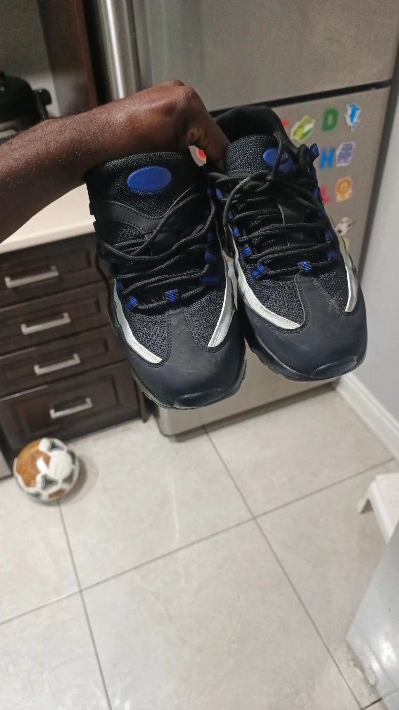 Nike Air Max 95 Black Grey Blue Sneakers - photo 2