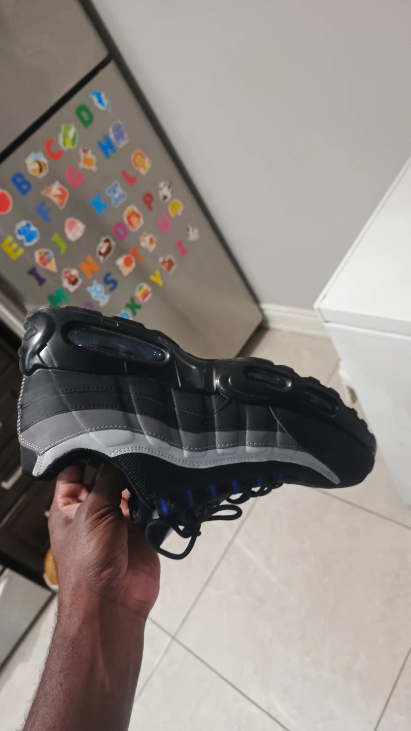 Nike Air Max 95 Black Grey Blue Sneakers - photo 3