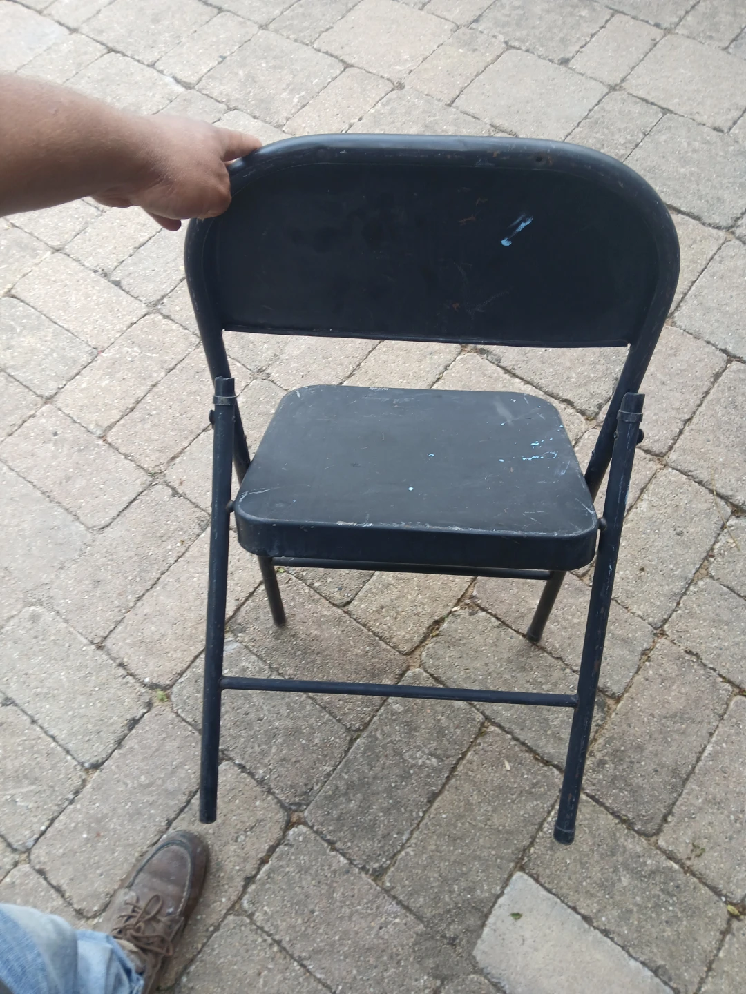 Black Folding Chair - photo 3