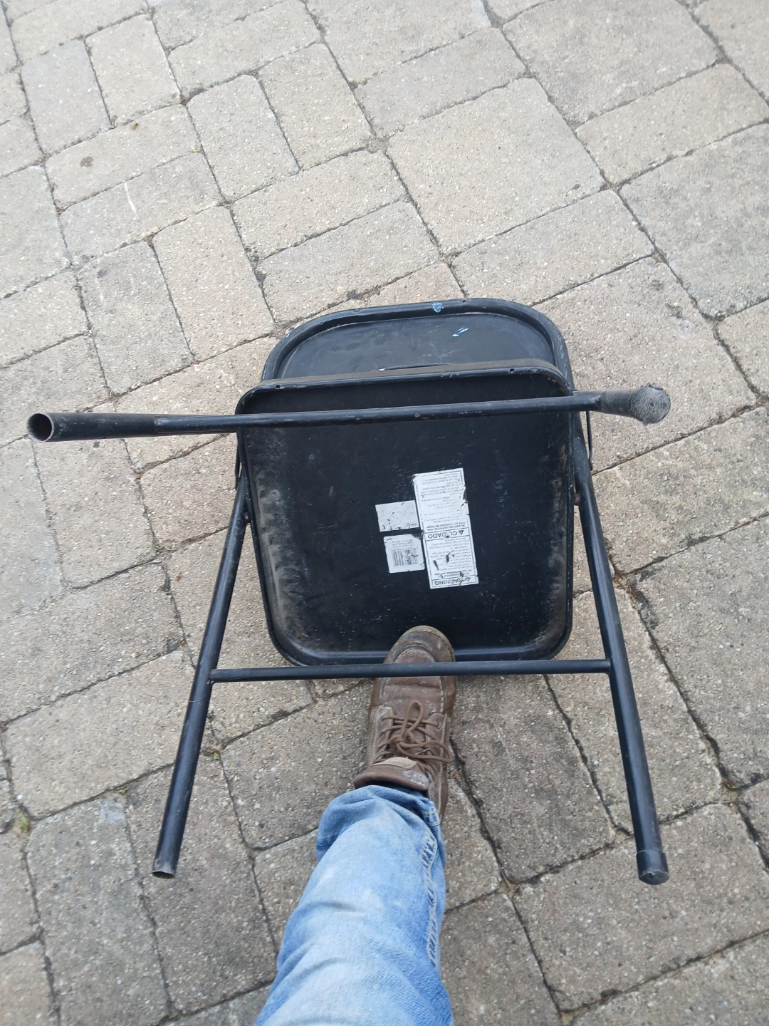 Black Folding Chair - photo 5