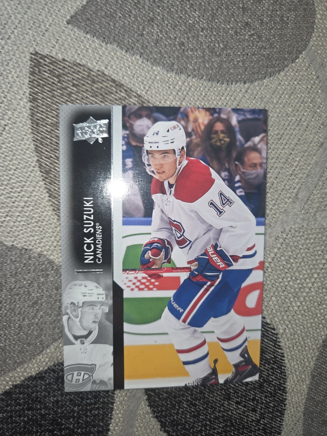 2021-22 Upper Deck Series 2 Nick Suzuki Hockey Card
