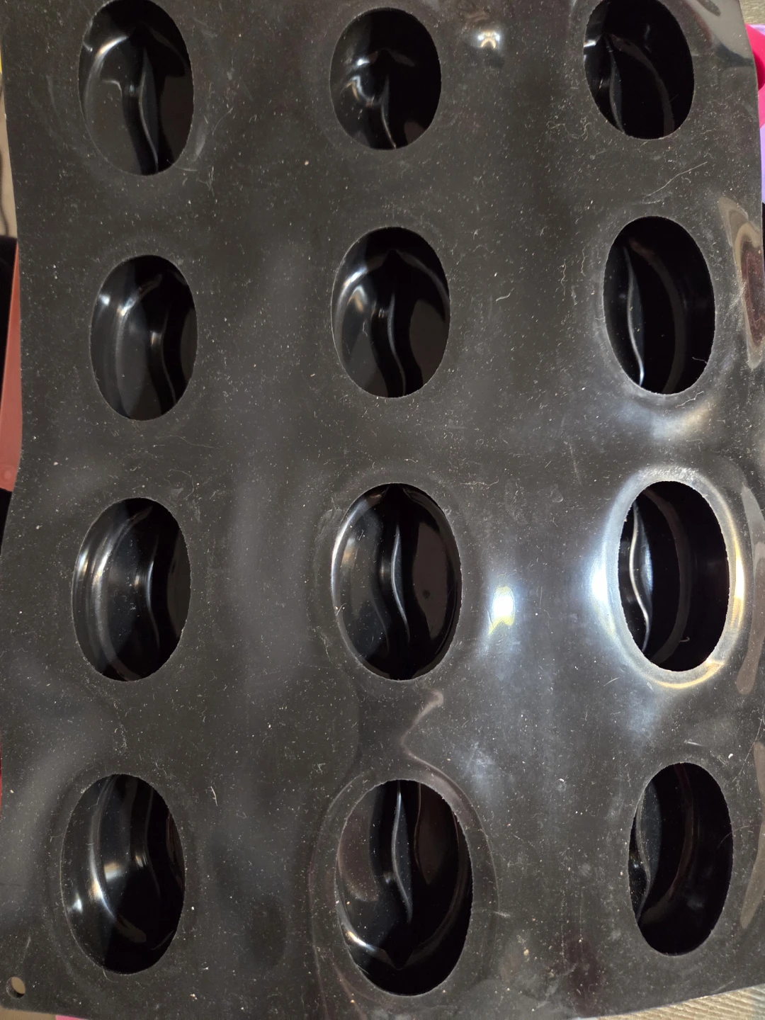 12-Cavity Coffee Bean Silicone Mold