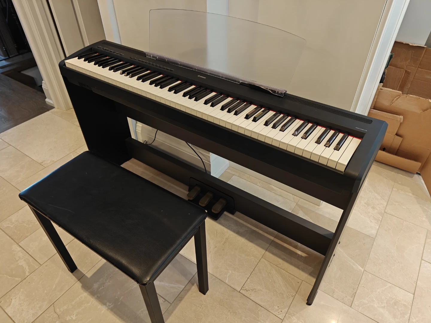 Yamaha Digital Piano with Stand and Bench - photo 3