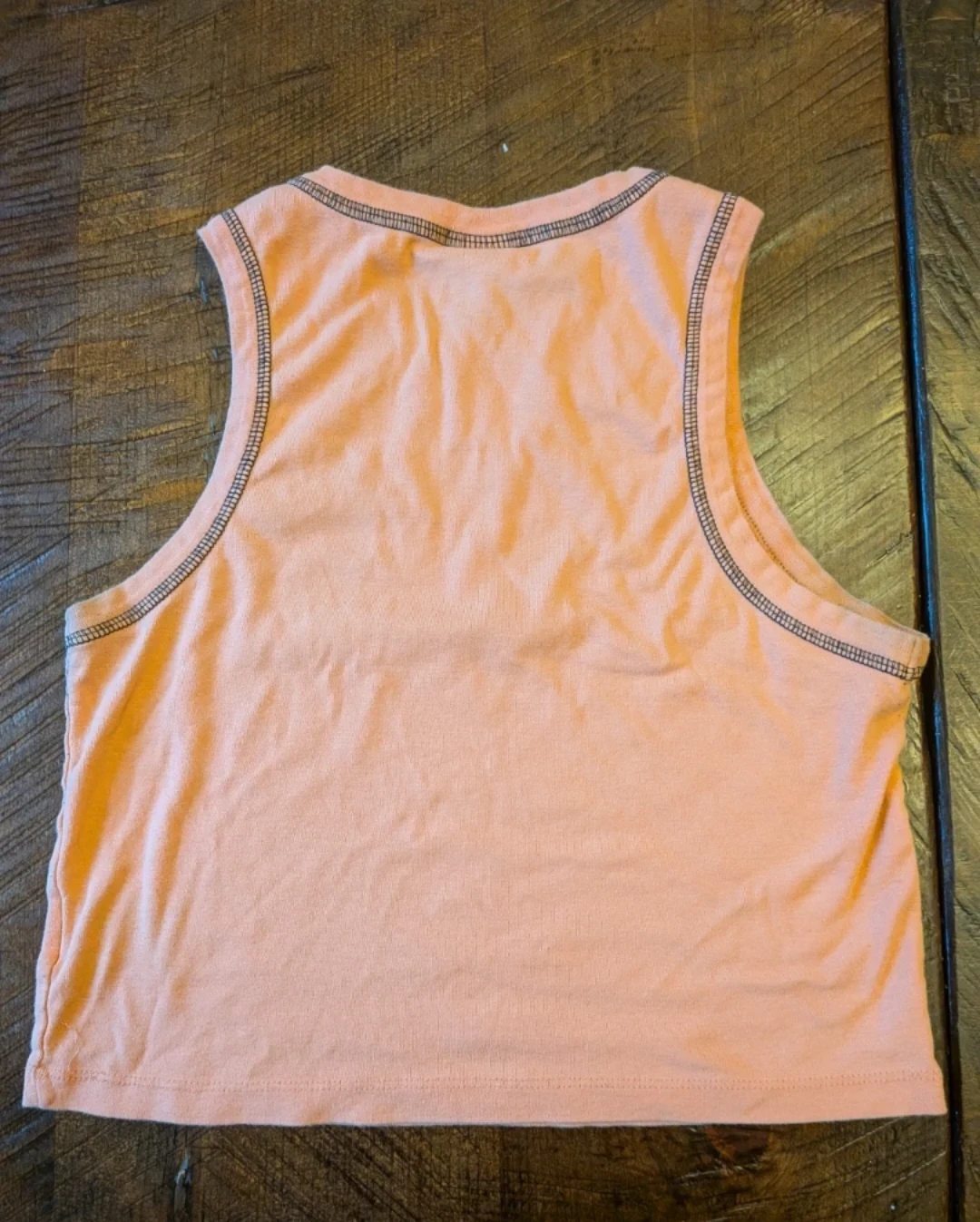 Peach Graphic Tank Top - Size L - photo 2
