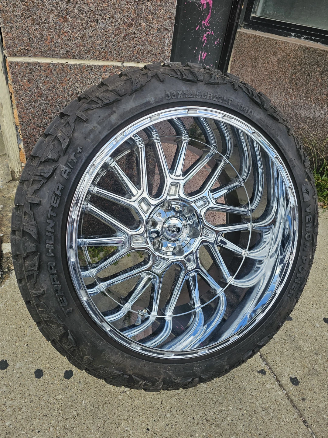 New 22x12 vision rims wheels 6x139.7