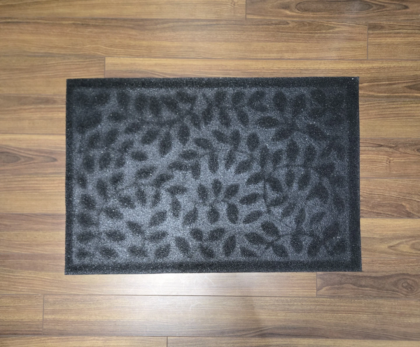 Brown Leaf Pattern Doormat - photo 3