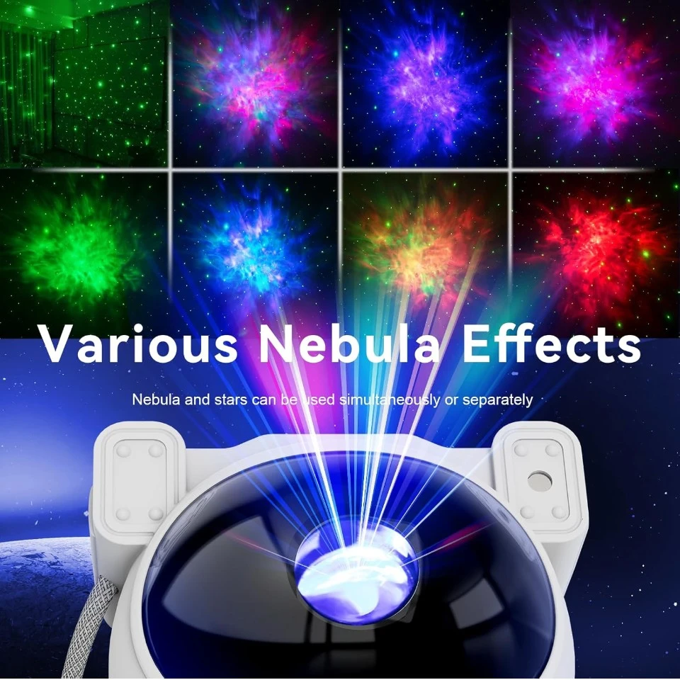 Astronaut Nebula Star Projector Light - photo 4