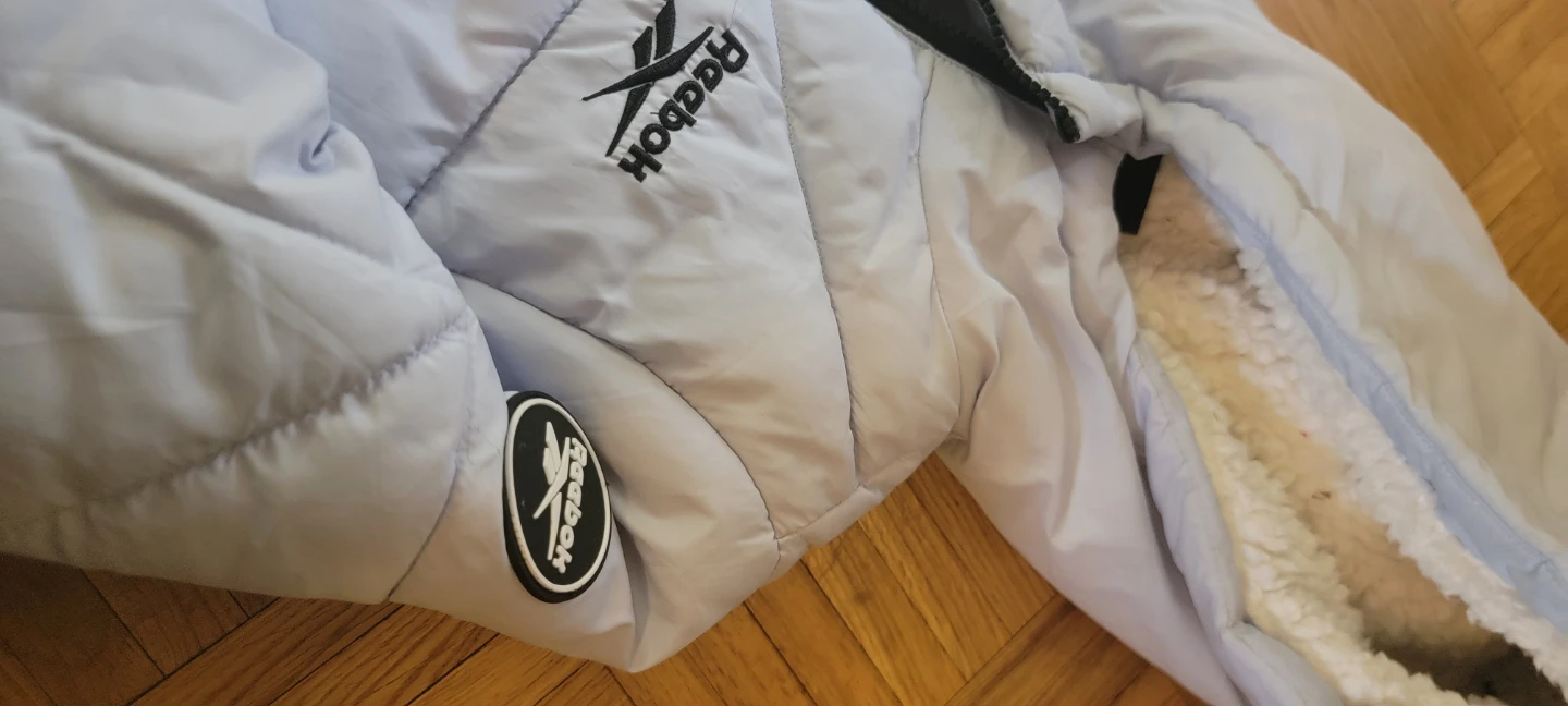 Reebok Puffer Jacket - Light Blue - Medium - photo 2