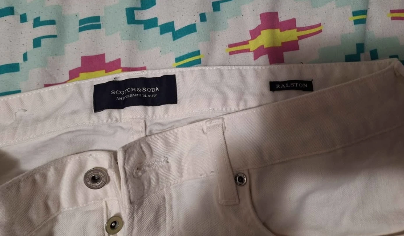 Scotch & Soda Ralston White Jeans, size 34 - photo 3