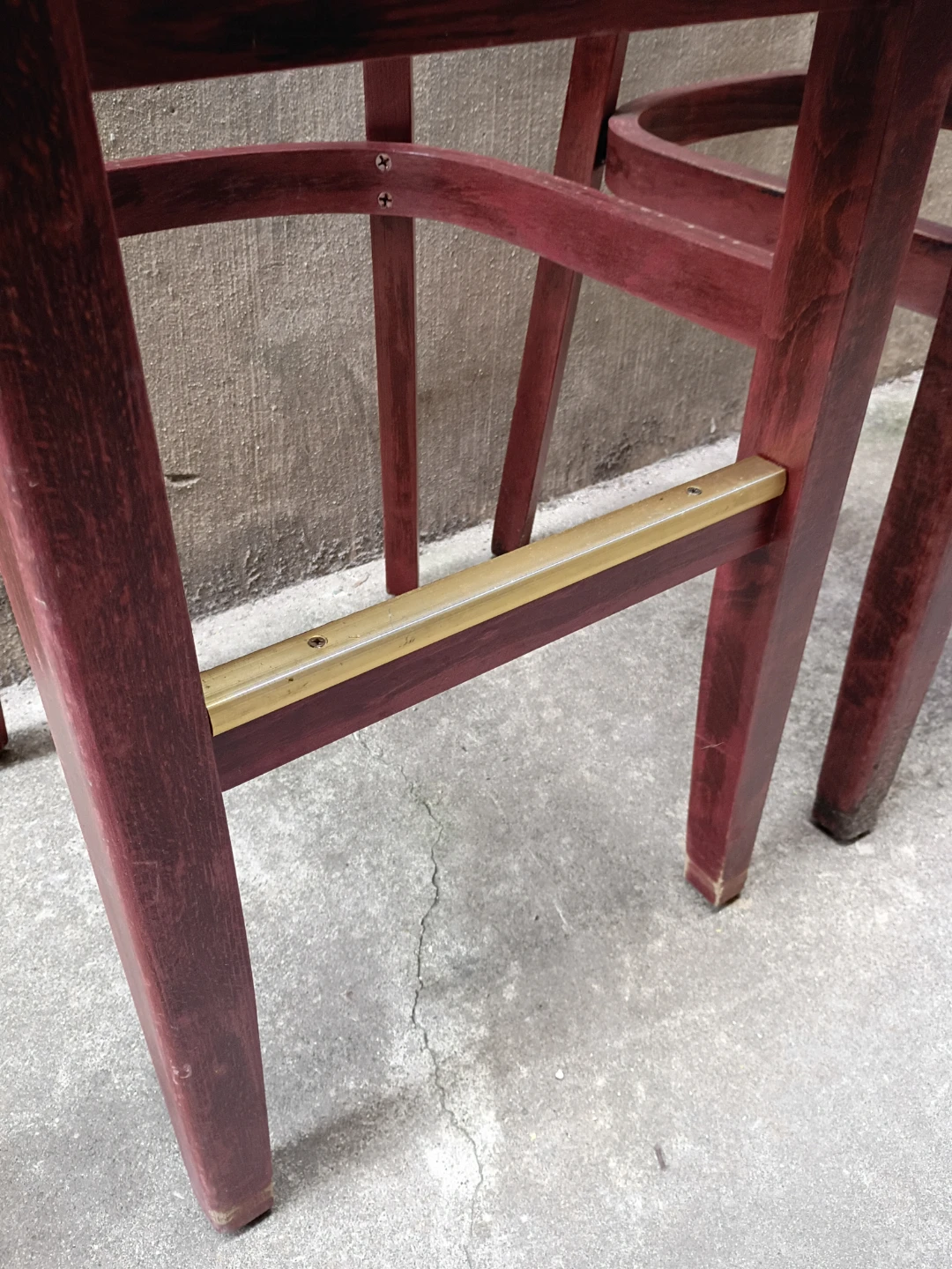 6 Solid 30" Wood Bar Stools "Old Dominion" (Needs Refinishing) - photo 2