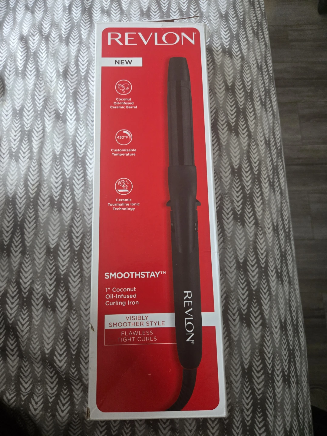 REVLON SmoothStay 1-inch Coconut Oil Infused Curling Iron