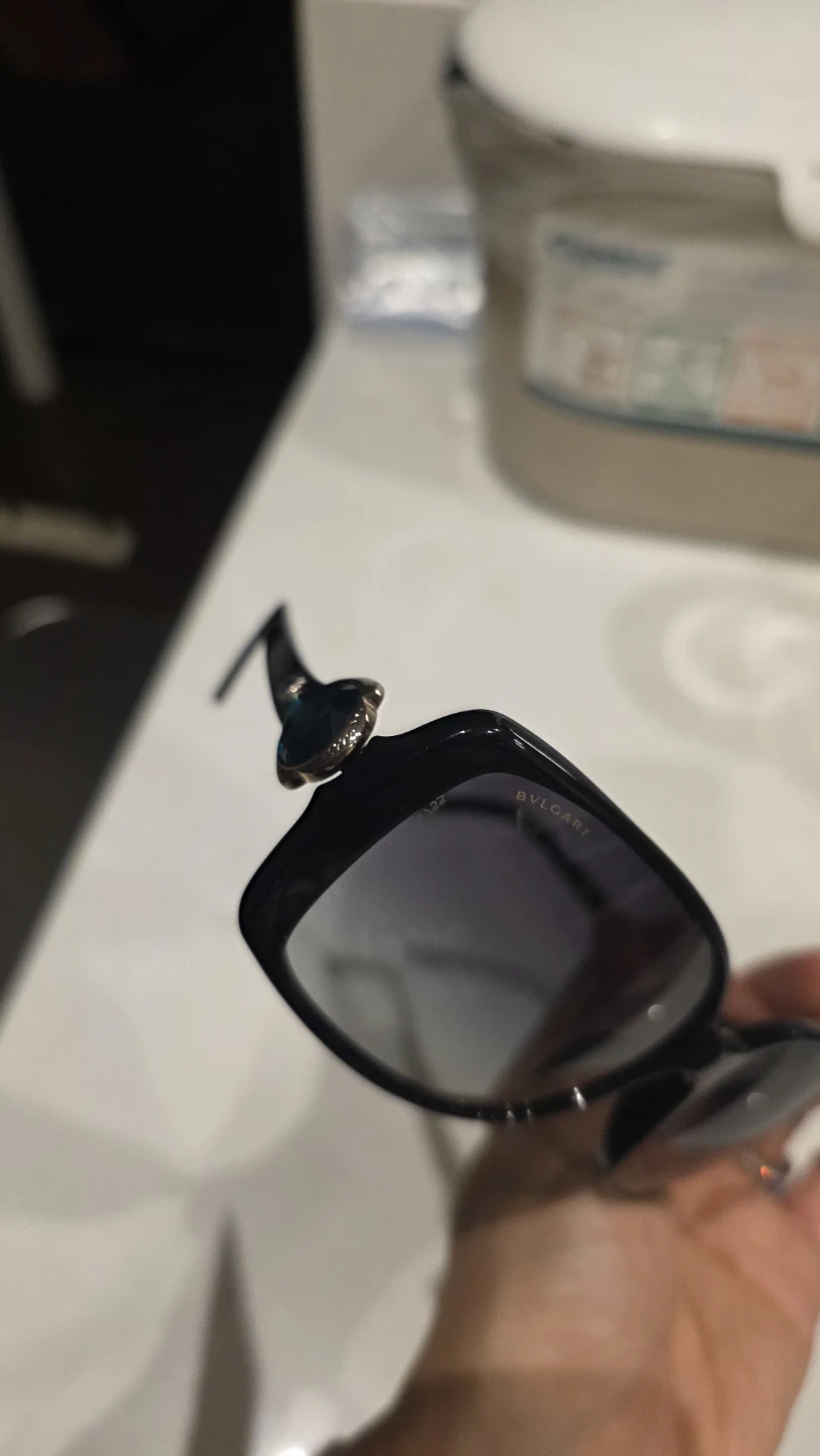 Authentic BVLGARI Sunglasses with Swarovski Crystals - photo 5