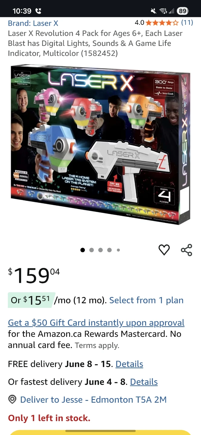 Laser X Revolution 4 Player Pack