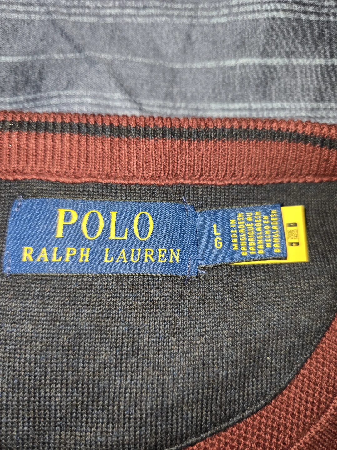 Lg - Ralph Lauren Men's Crewneck Sweater - Red -  (NEW) - photo 5