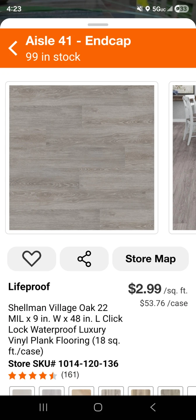 Shellman Village oak Lifeproof 22 mil Waterproof Vinyl Flooring