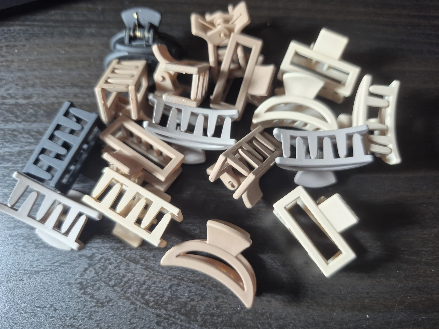17 new Assorted Mini Claw Clips 1 inch  for Hair - photo 2