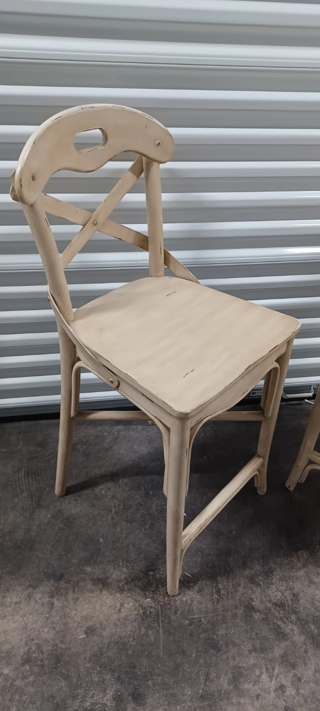 Set of 2 Vintage Style Wooden Chairs - photo 2