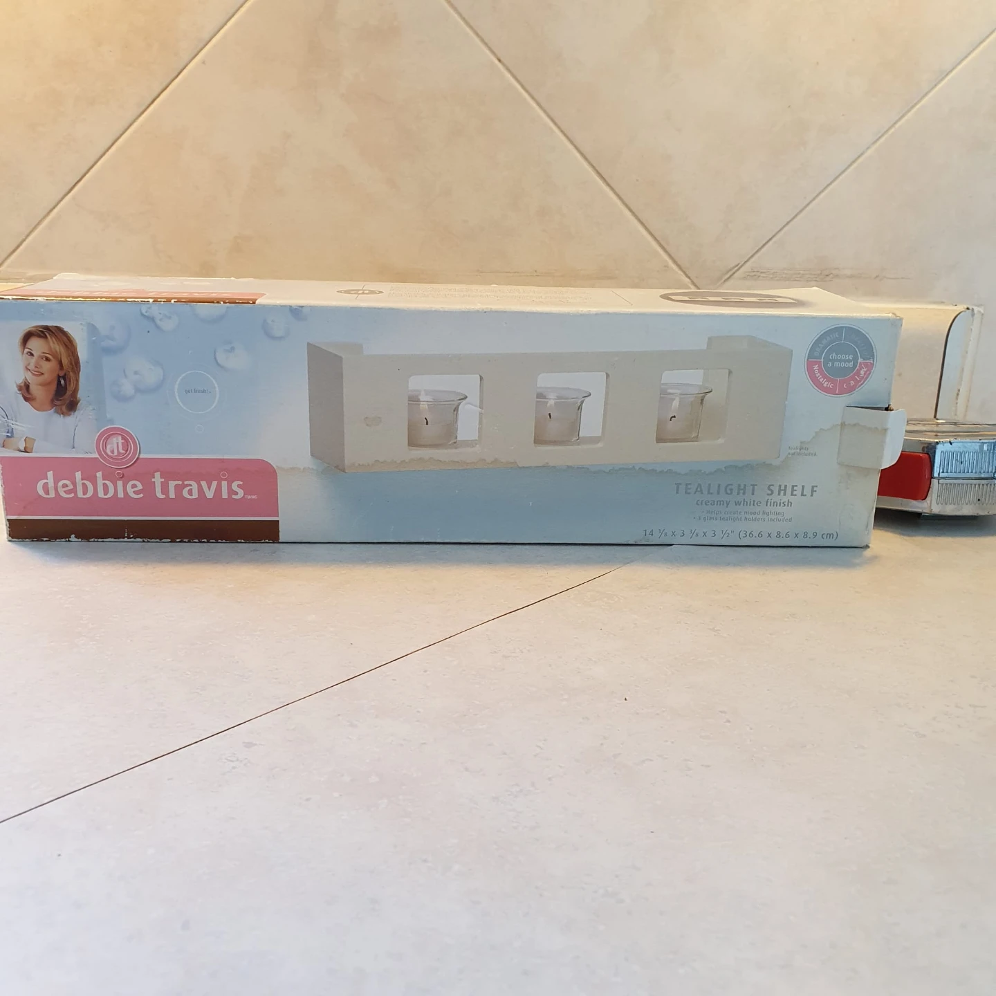 Debbie Travis Tealight Shelf Creamy White Finish - photo 3