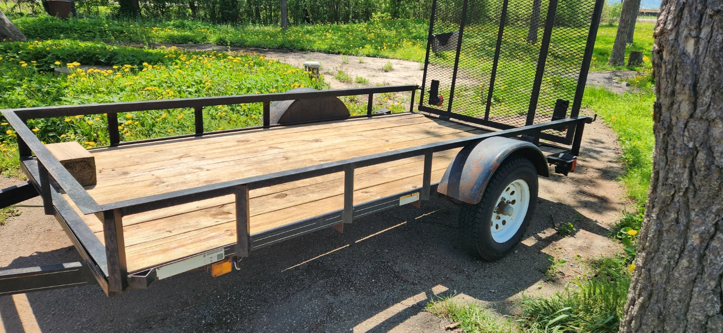 Utility Trailer with Wood Deck - photo 3