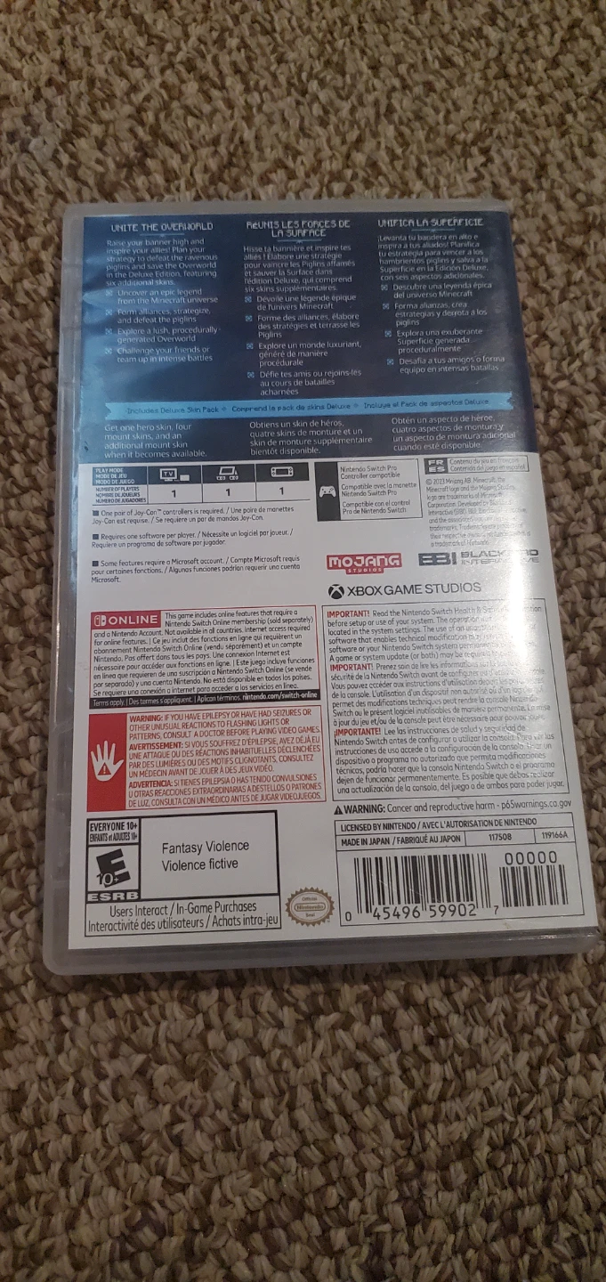 Minecraft Legends Deluxe Edition Nintendo Switch Game - photo 2