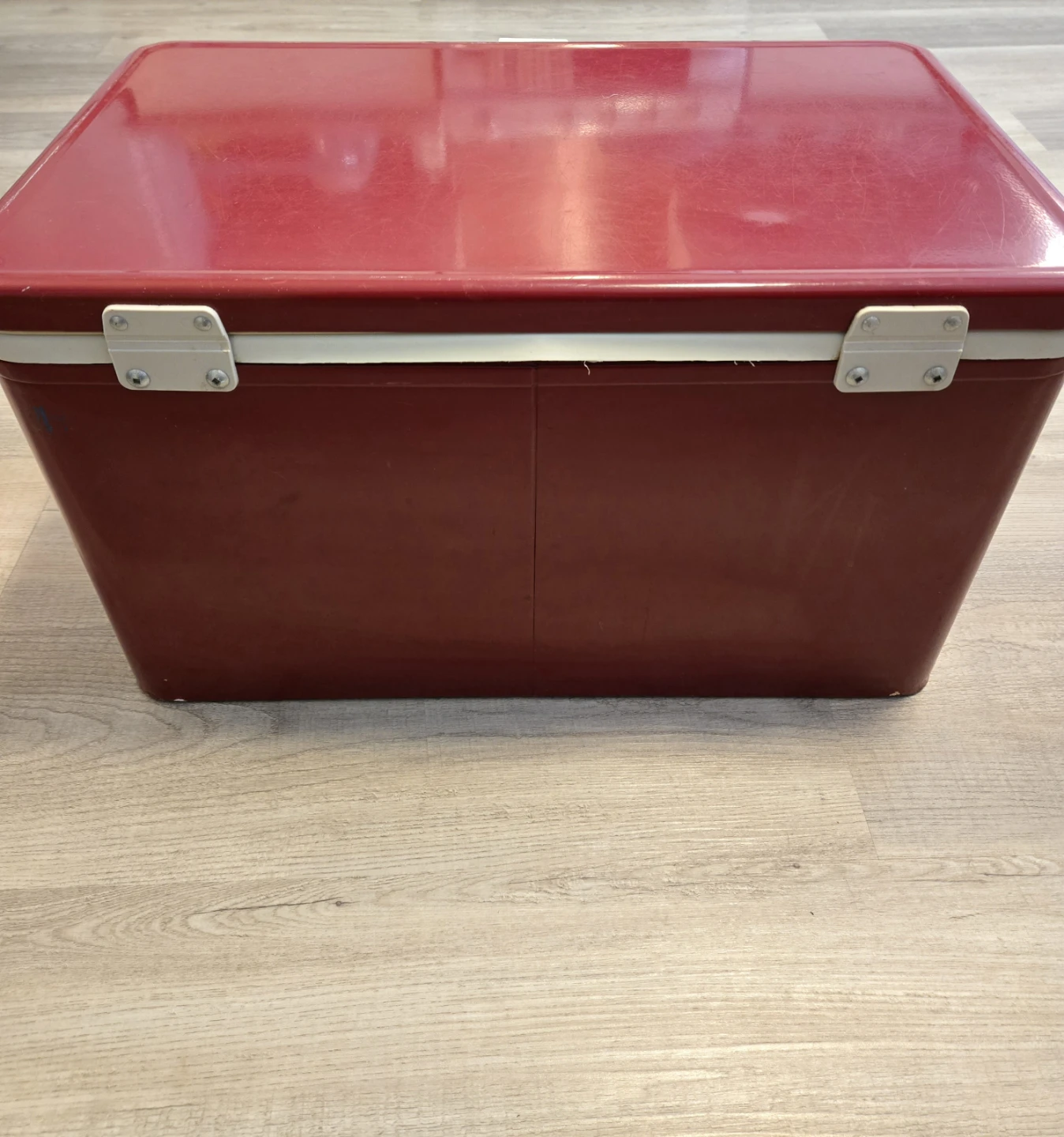 Vintage 70s Coleman "LowBoy" Cooler Red - photo 2