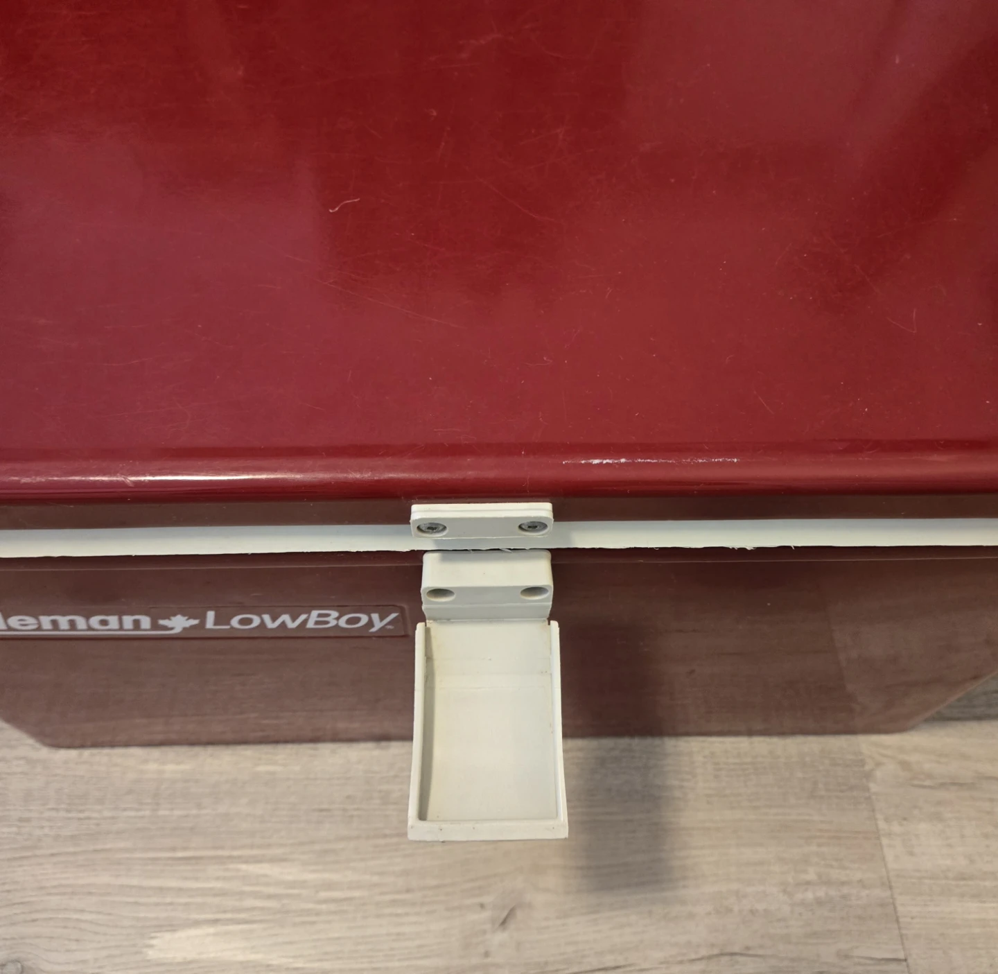 Vintage 70s Coleman "LowBoy" Cooler Red - photo 4