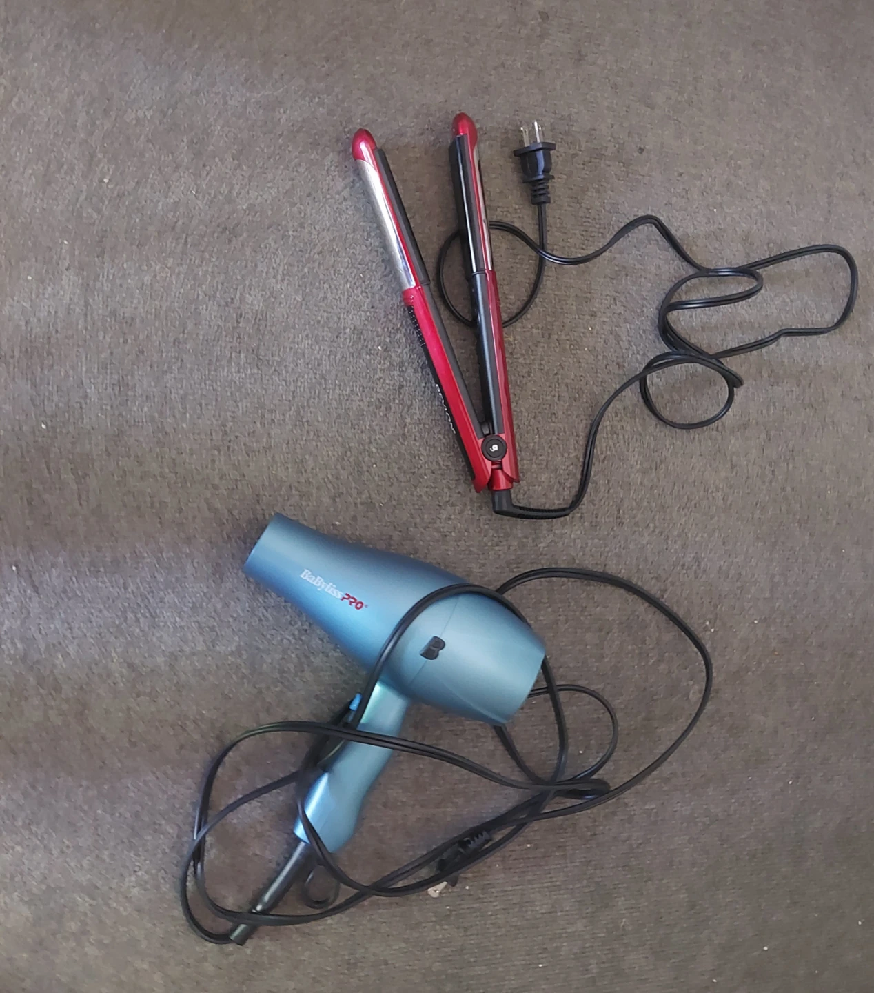 BaBylissPRO Hair Dryer & Revlon Hair Straightener
