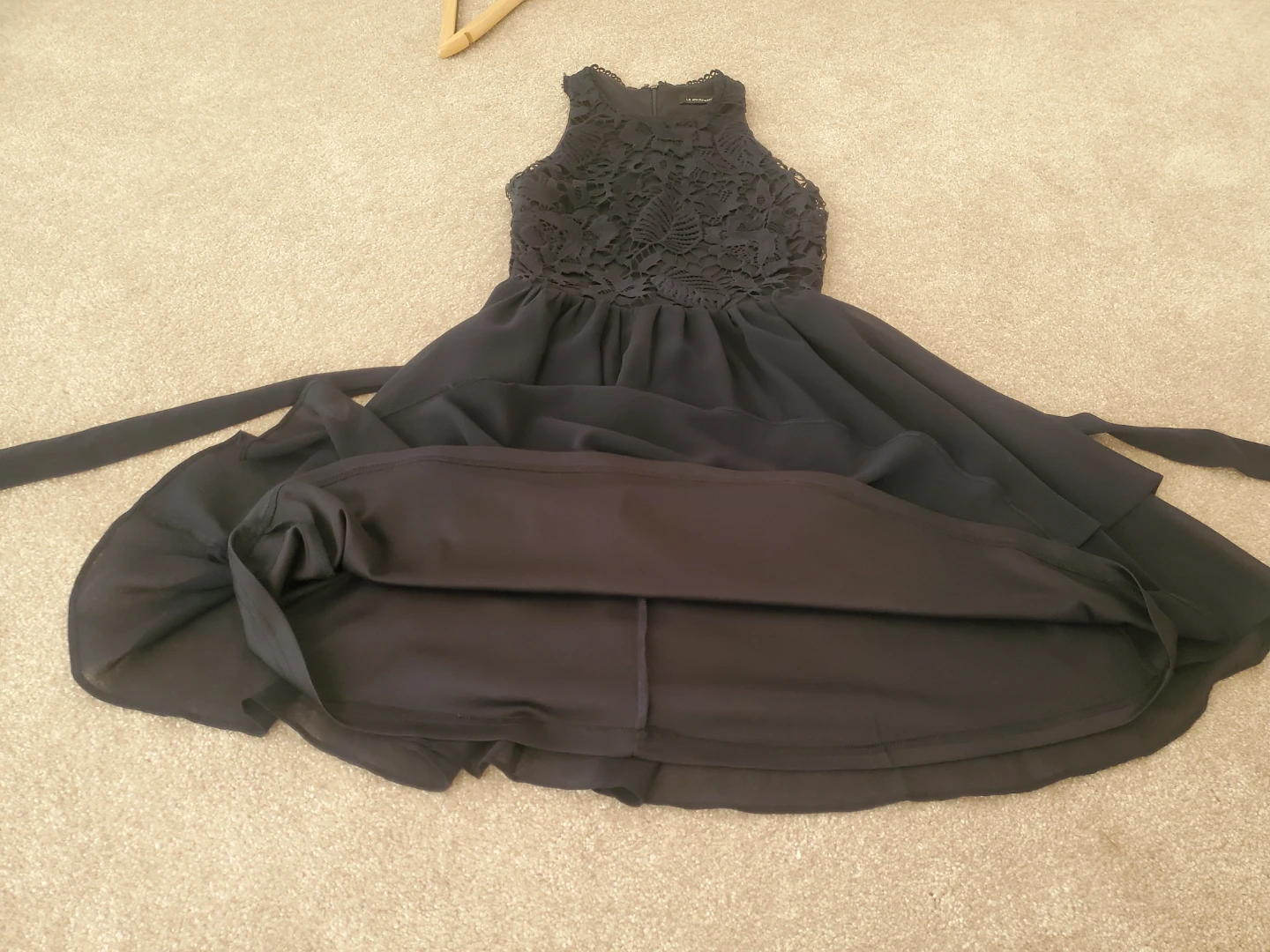 Navy Lace Halter Dress XXS - photo 5