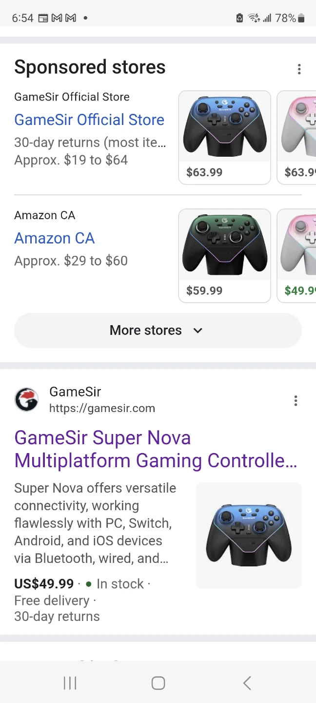GameSir Super Nova Multi-Platform Wireless Game Controller Pink - photo 5