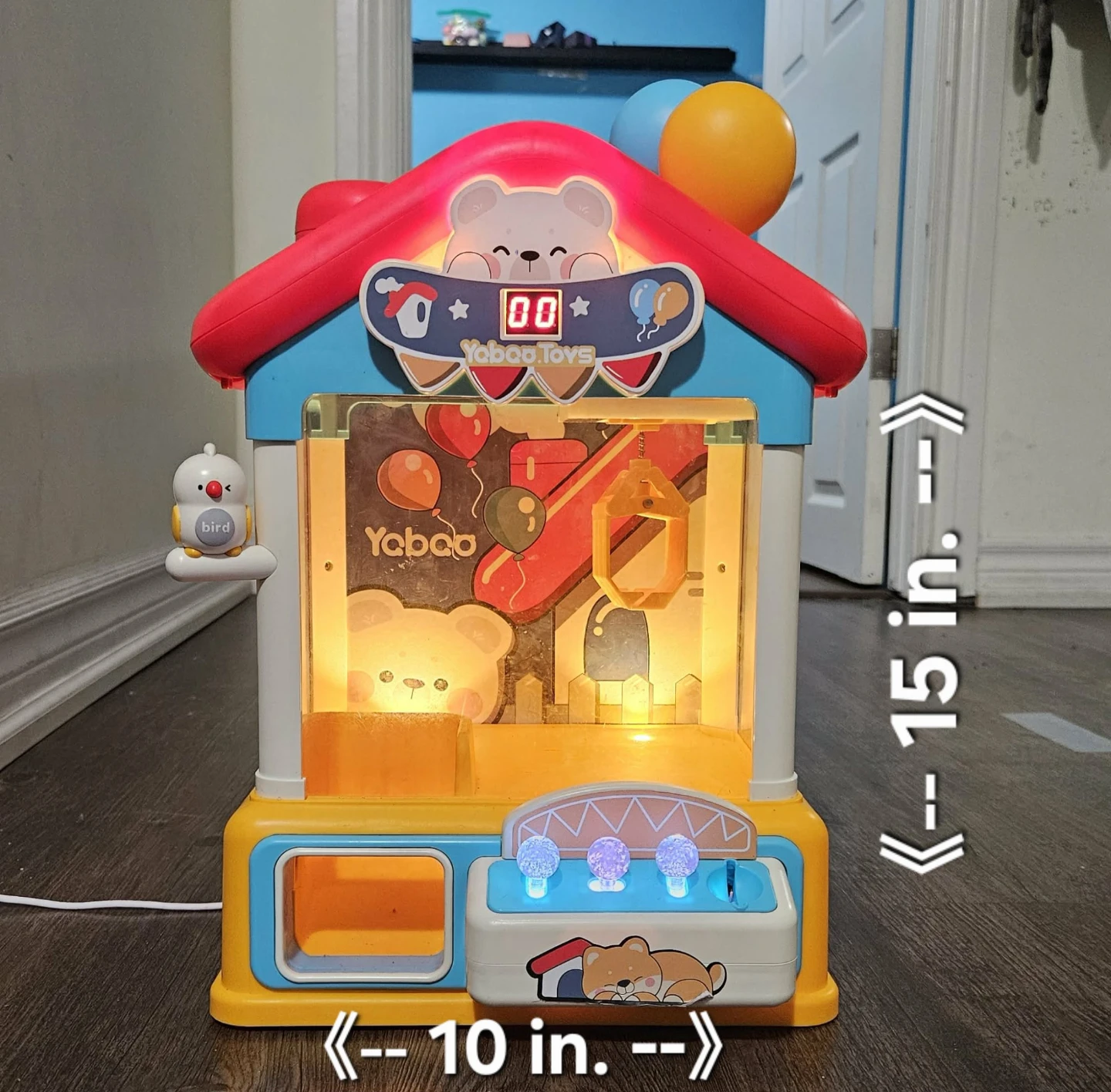Yaboo Toys Mini Claw Machine with Prizes