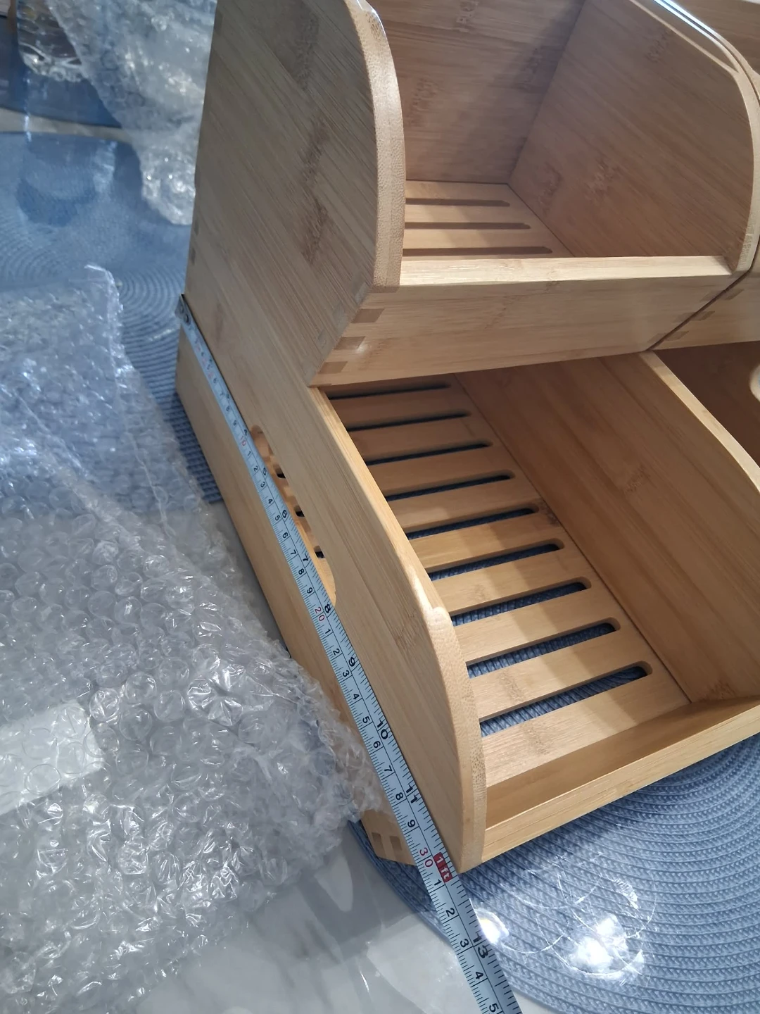 Bamboo Organizer Stackable Storage Bins - photo 4