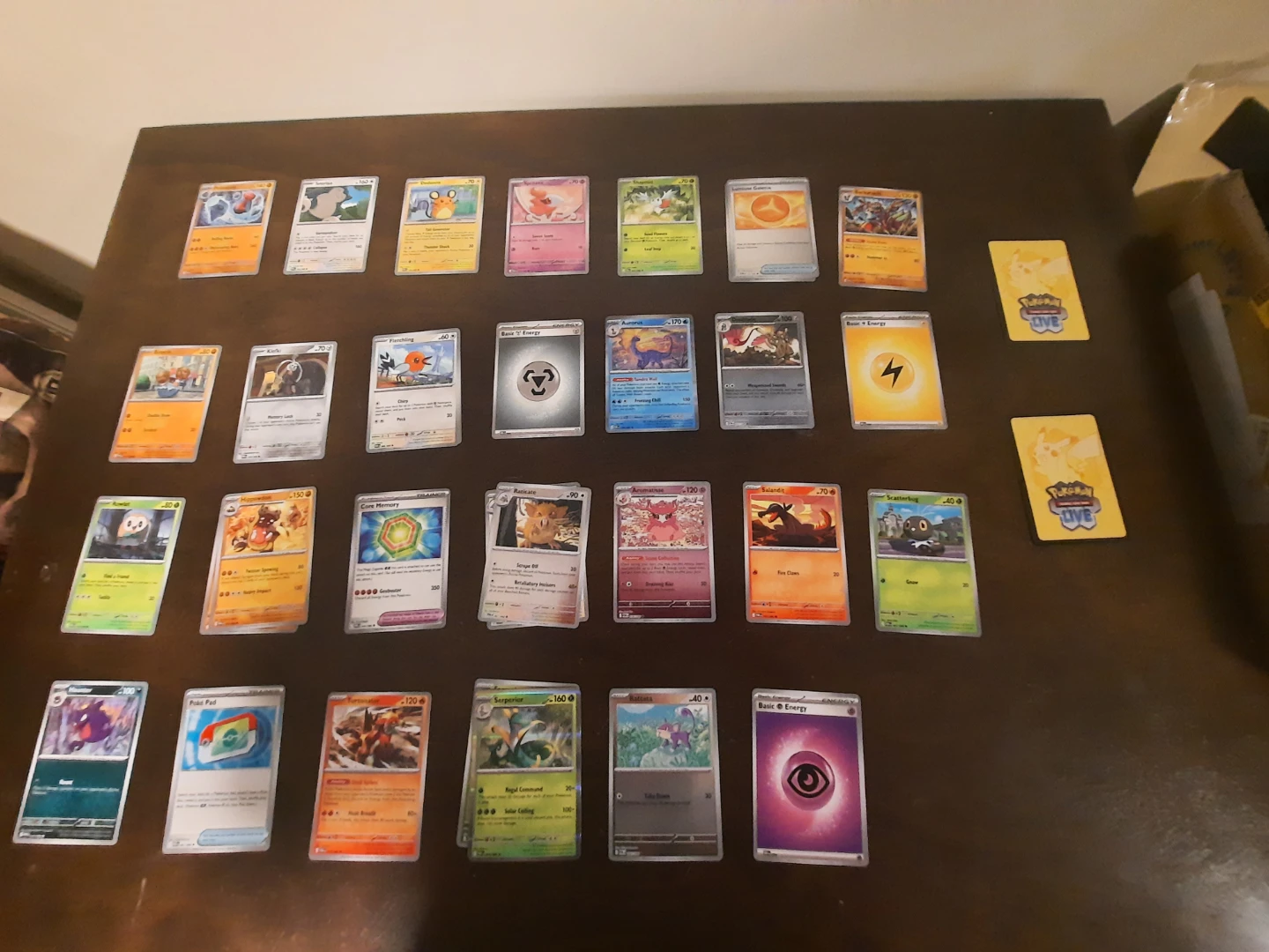 Assorted Pokémon Trading Cards