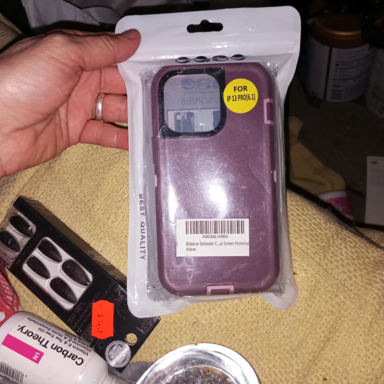 Bisbkrar Defender Screen Protector for iPhone 13 Pro (6.1")