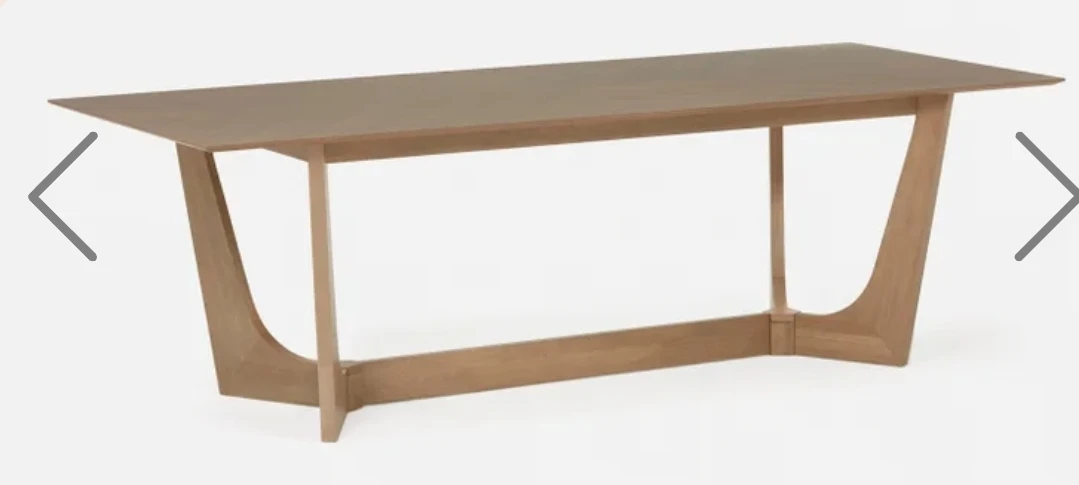 Wood Dining Table with 6 chairs