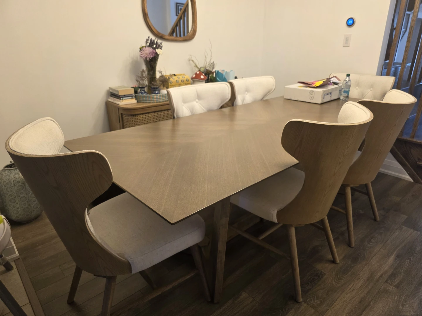 Wood Dining Table with 6 chairs - photo 5