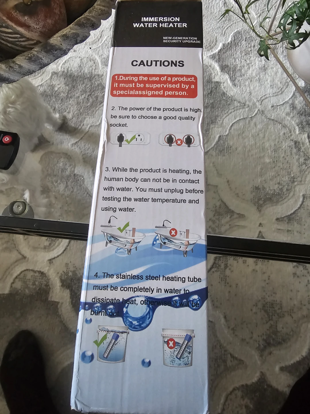 Immersion Water Heater 2000W - photo 2