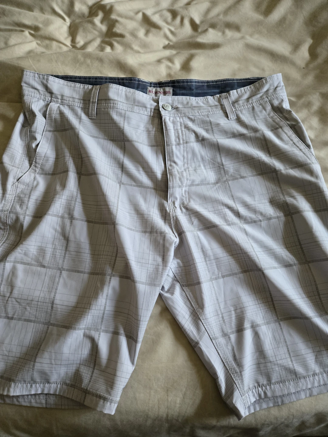 Burnside Men's Plaid Shorts Size 38#Freecycle!