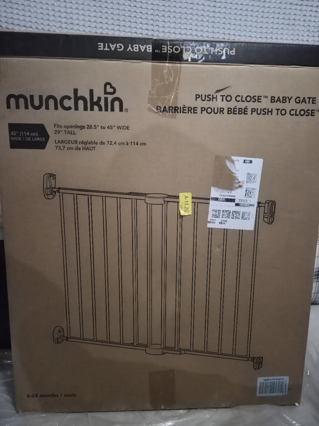 Munchkin Push to Close Baby Gate