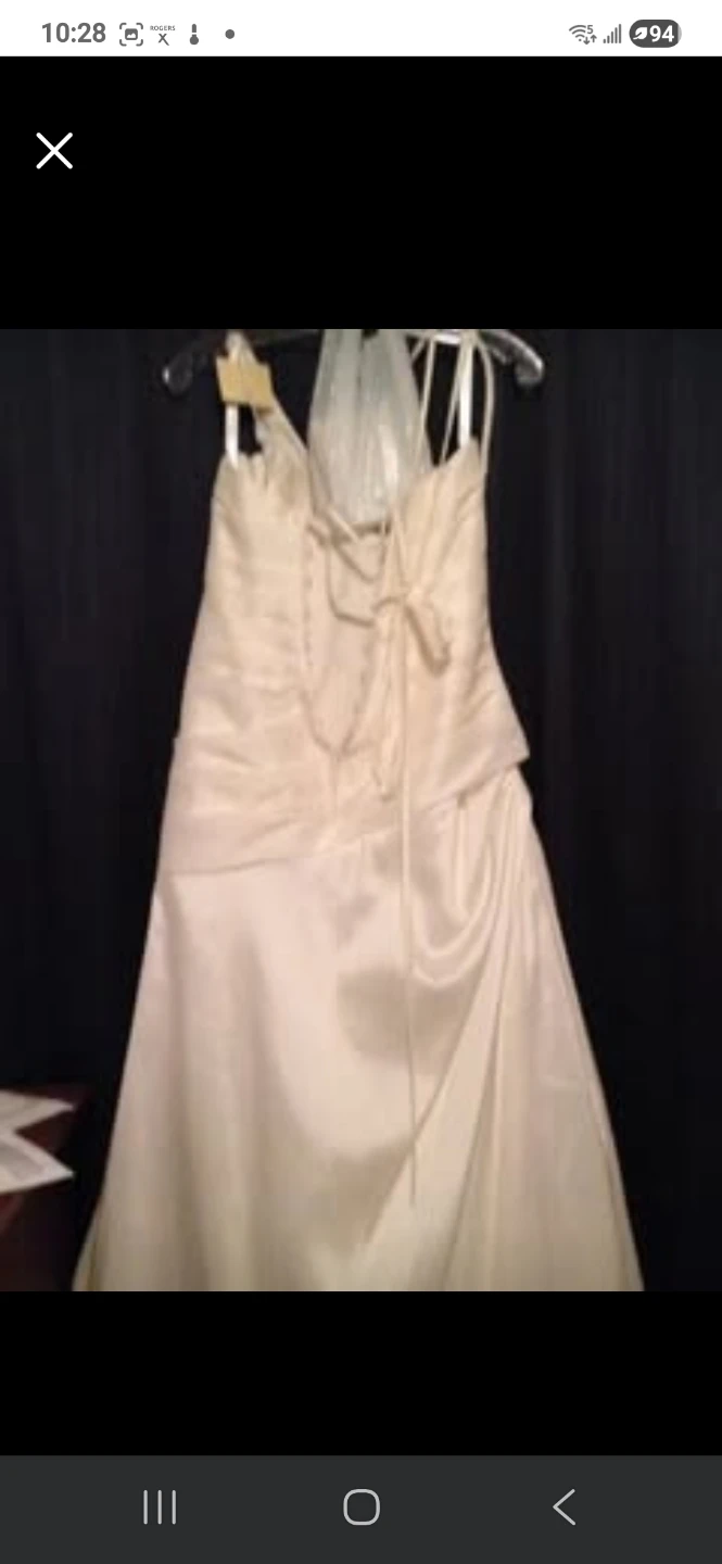 Cream Wedding Dress - photo 5