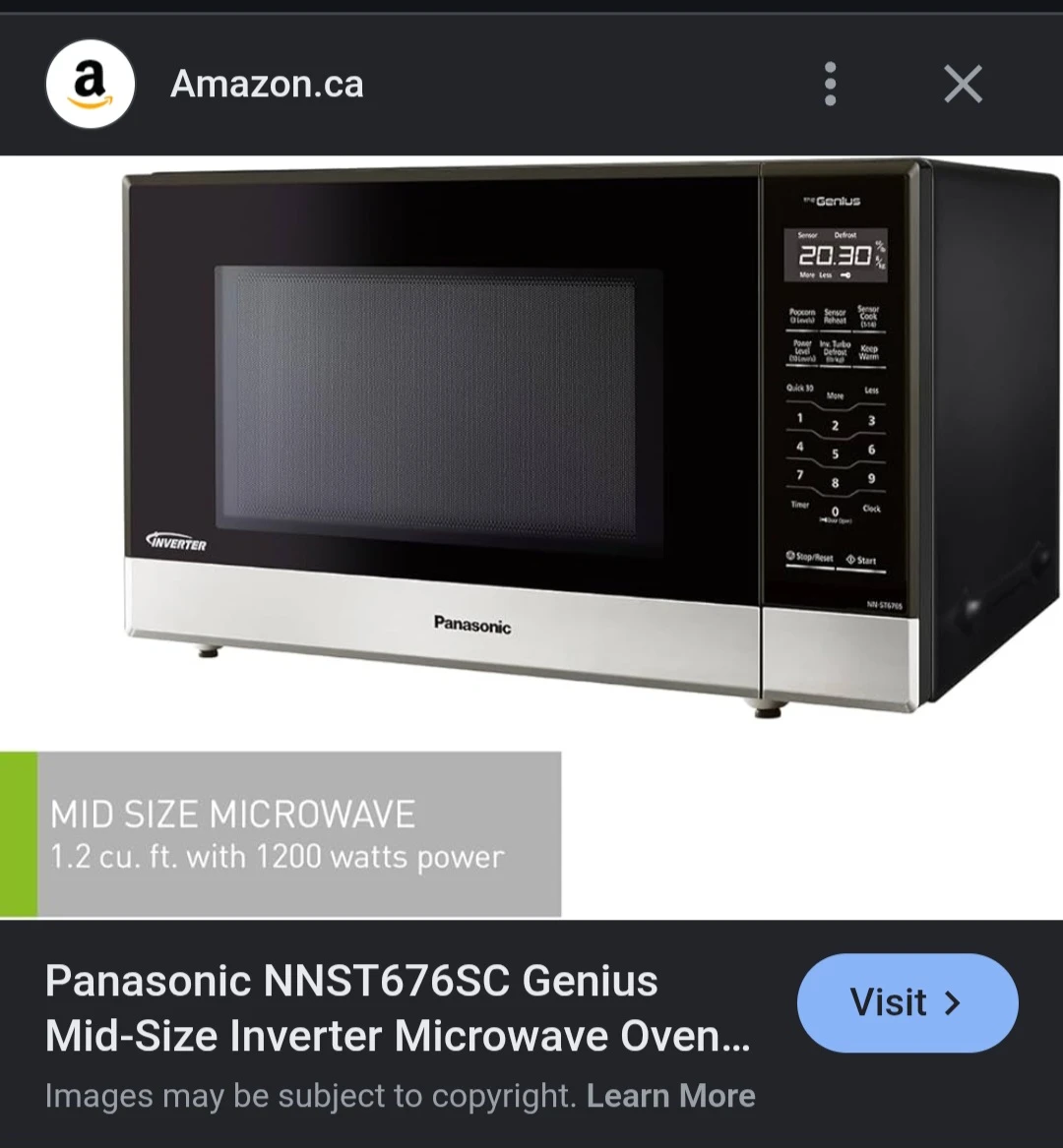 Panasonic Inverter Microwave Oven - photo 2