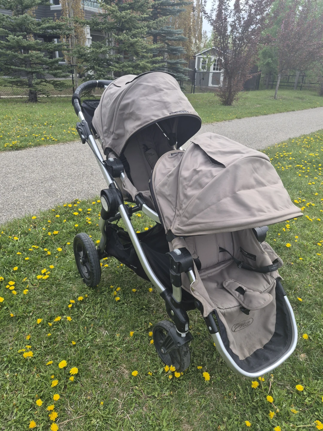 Baby Jogger City Select Double Stroller - Tan - photo 3