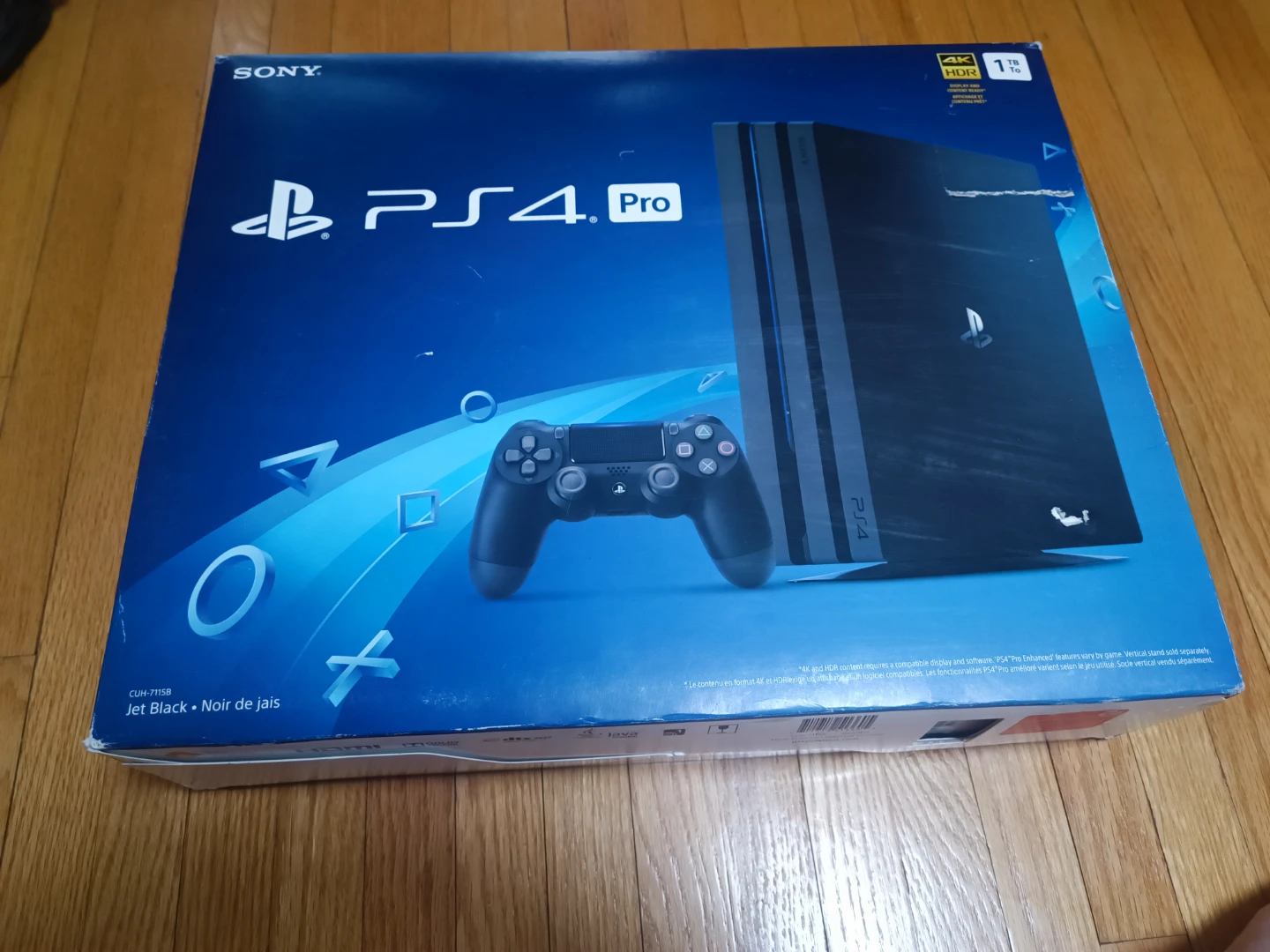 Sony PlayStation 4 Pro 1TB Jet Black Console with Games