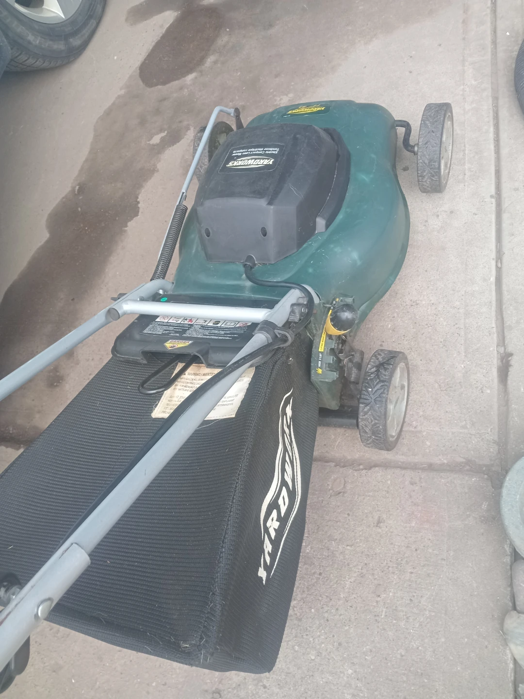 Yardworks 14" Electric Compact Lawn Mower - 8A - photo 4