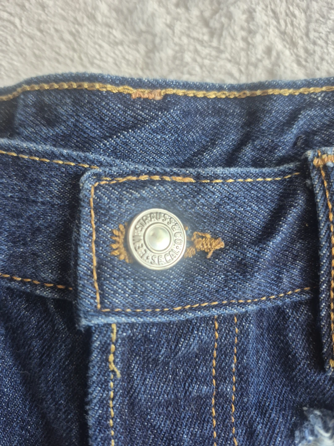 Levi's Distressed Denim Shorts - photo 2